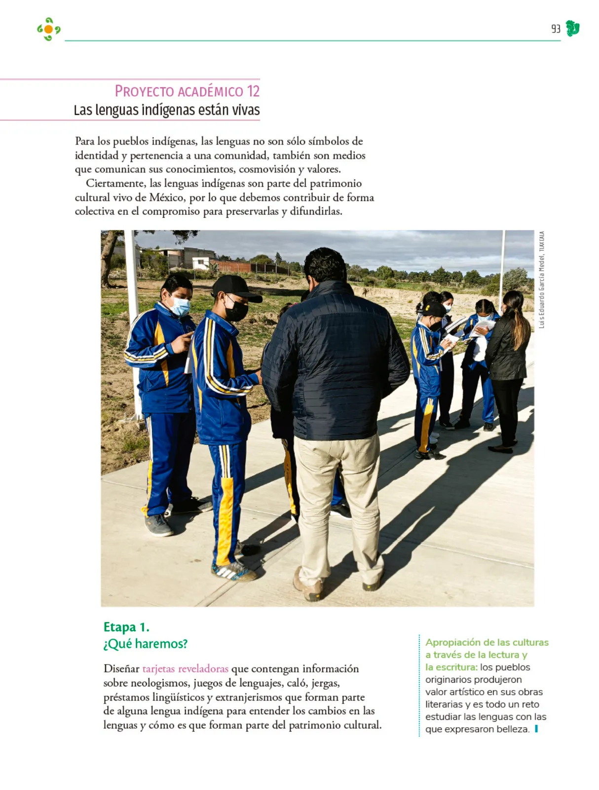 Página 94 de Colección Ximhai. Nuestro libro de Proyectos. Tomo I. Libro de Educación Telesecundaria Grado 1° Ciclo Escolar 2025 - 2026