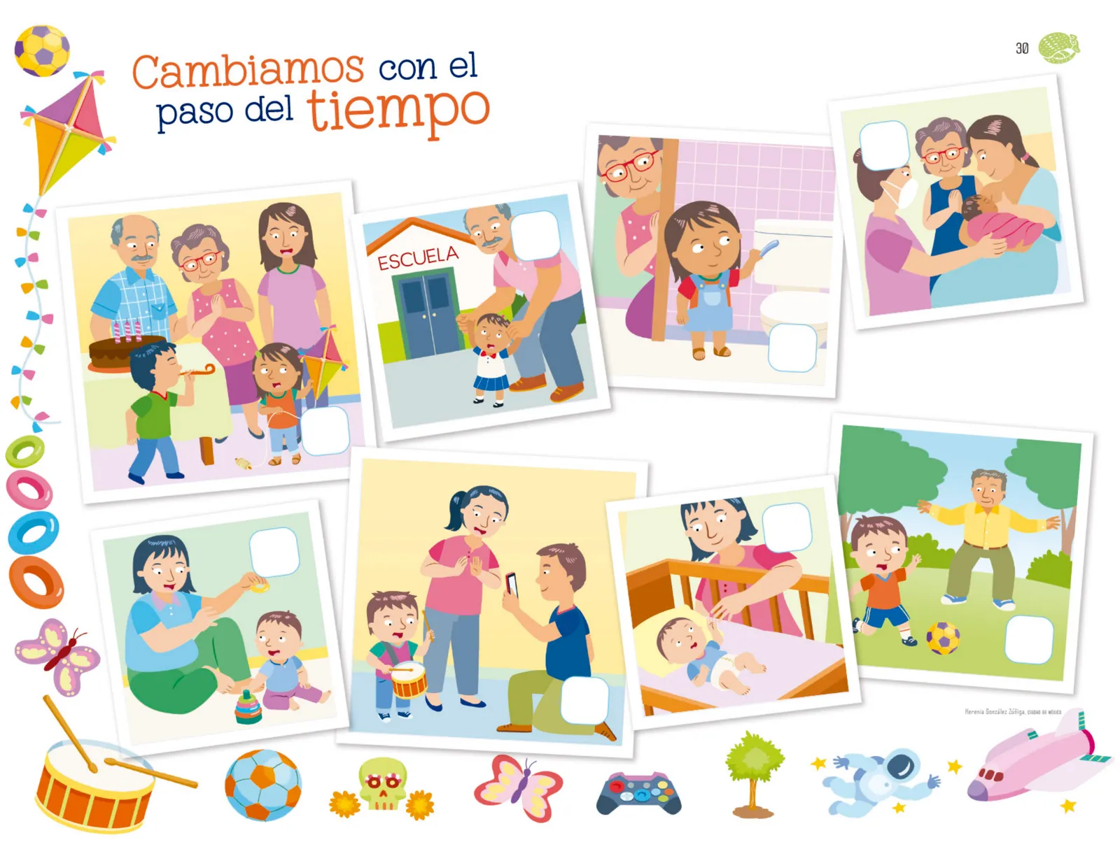 Miniatura página 31 de Explorar e imaginar con mi libro de Preescolar.   Libro de Educación Preescolar Grado 1°  Ciclo Escolar 2025 - 2026