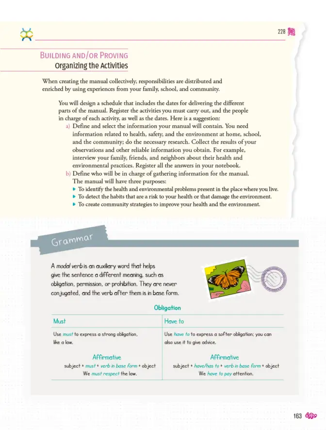 Página 164 de Uérakua anapu uantakua. Projects and Readings Libro de Educación Secundaria Grado 1° Ciclo Escolar 2025 - 2026
