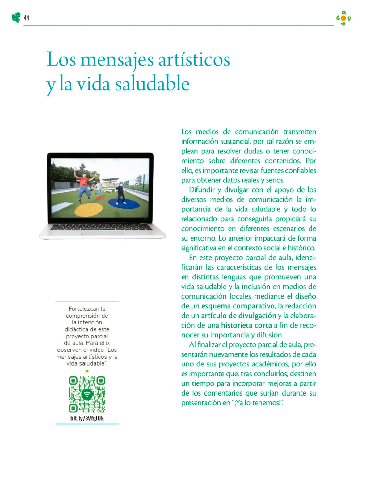 Miniatura página 45 de Colección Ximhai. Nuestro libro de Proyectos.  Tomo III.  Libro de Educación Telesecundaria Grado 1°  Ciclo Escolar 2025 - 2026