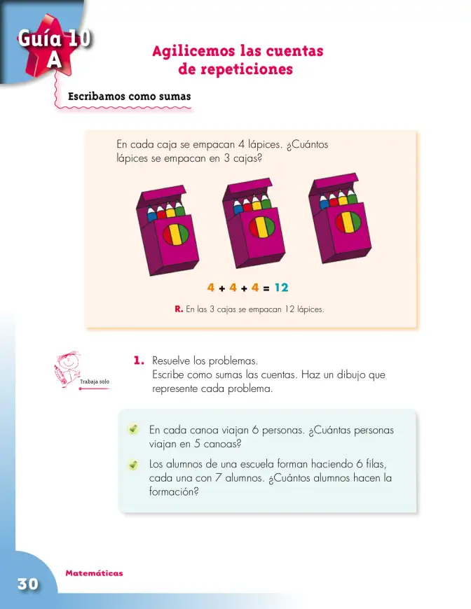Página 30 de Matematica 2° · Cartilla 02