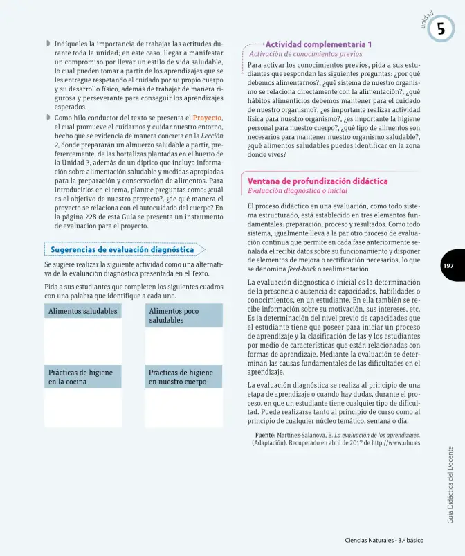 Página 190 de Ciencias Naturales – Tercero Básico | Texto del Estudiante MINEDUC – Descargar PDF · 2024