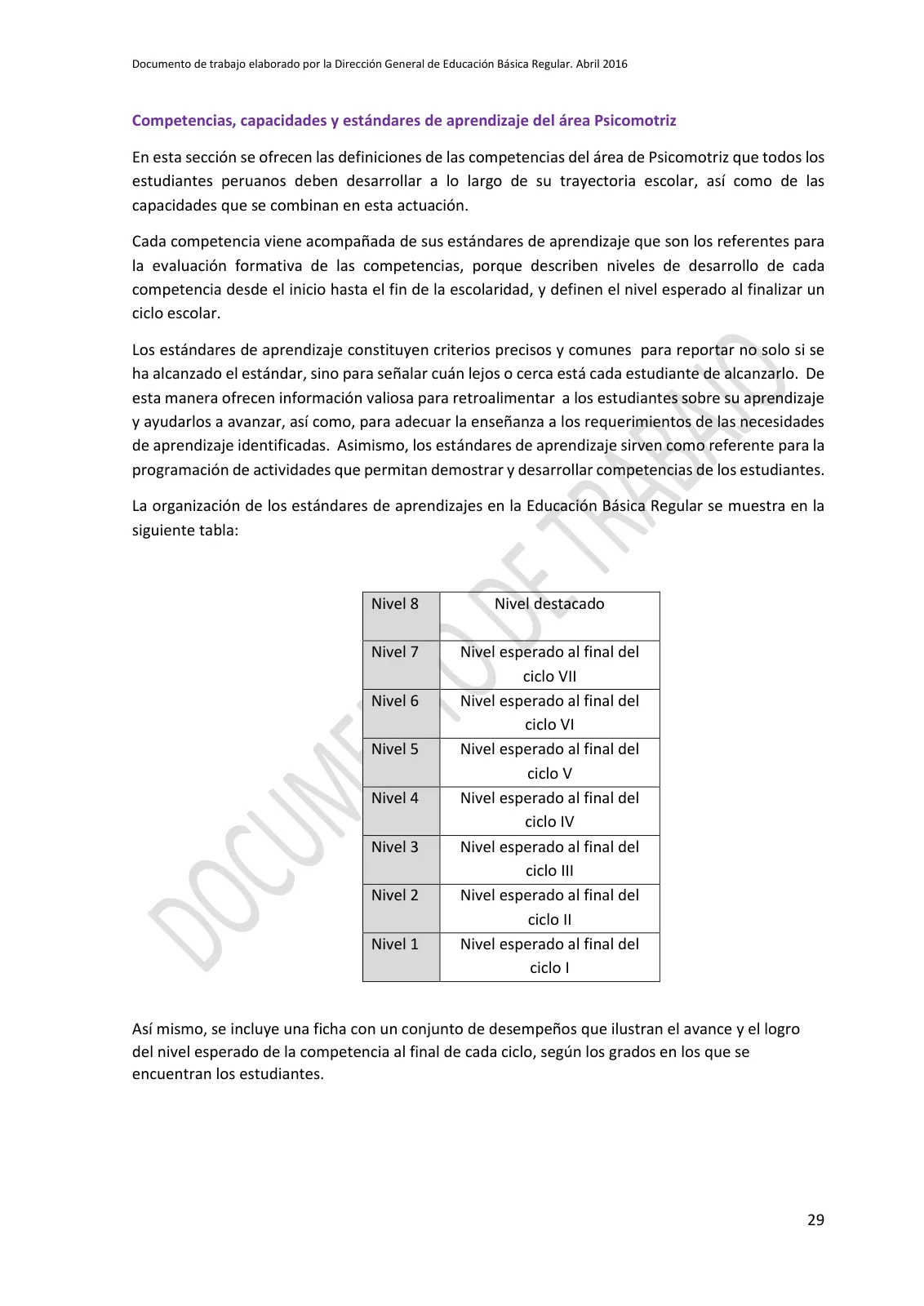 Página 29 de Programa curricular de Educación Inicial · 2016