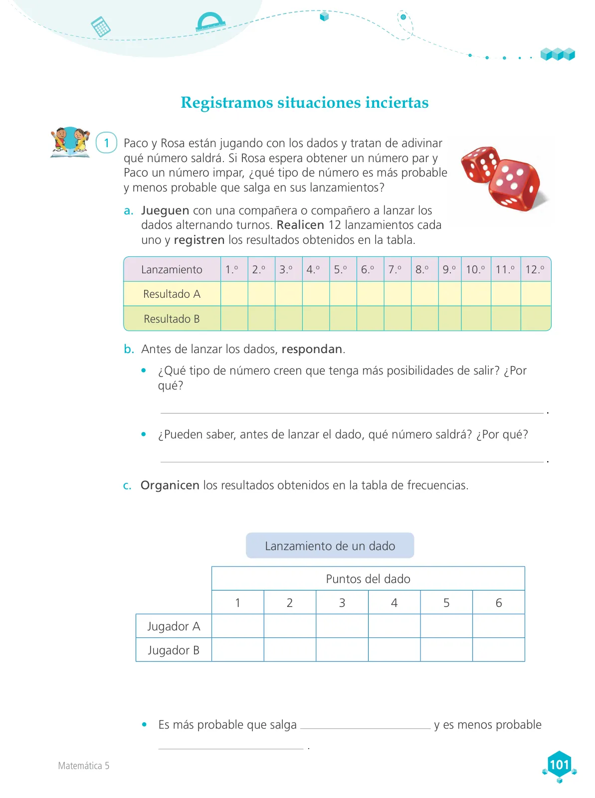 Miniatura página 102 de Matemática 5 : cuaderno de trabajo para quinto grado de Educación Primaria 2018 · 2018