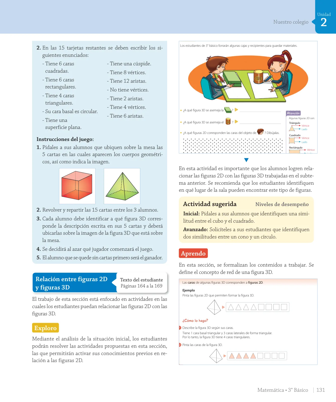 Página 133 de Matemática – Tercero Básico | Texto del Estudiante MINEDUC – Descargar PDF · 2024