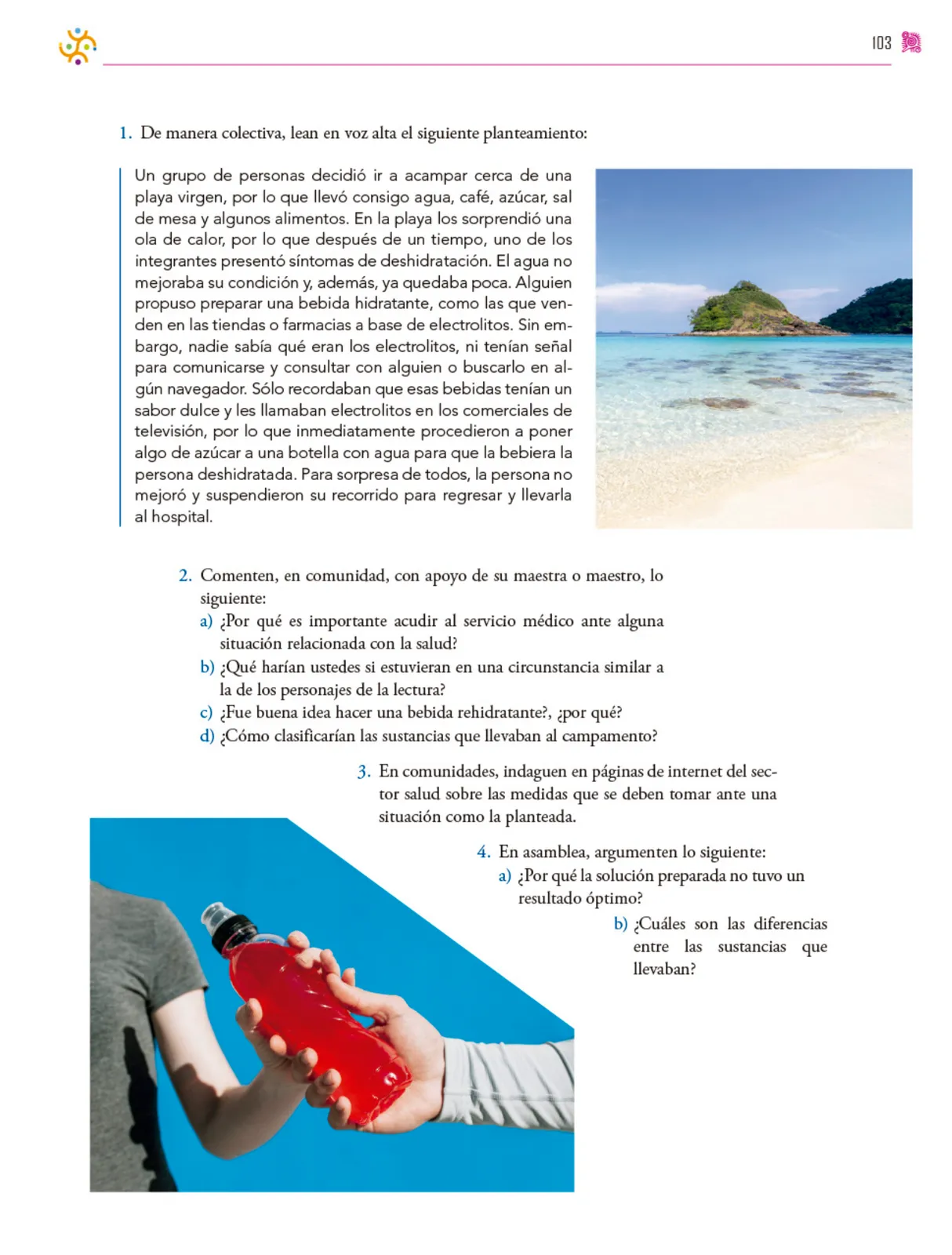 Miniatura página 104 de Colección Nanahuatzin. Nuestro libro de proyectos.   Libro de Educación Secundaria Grado 3°  Ciclo Escolar 2025 - 2026