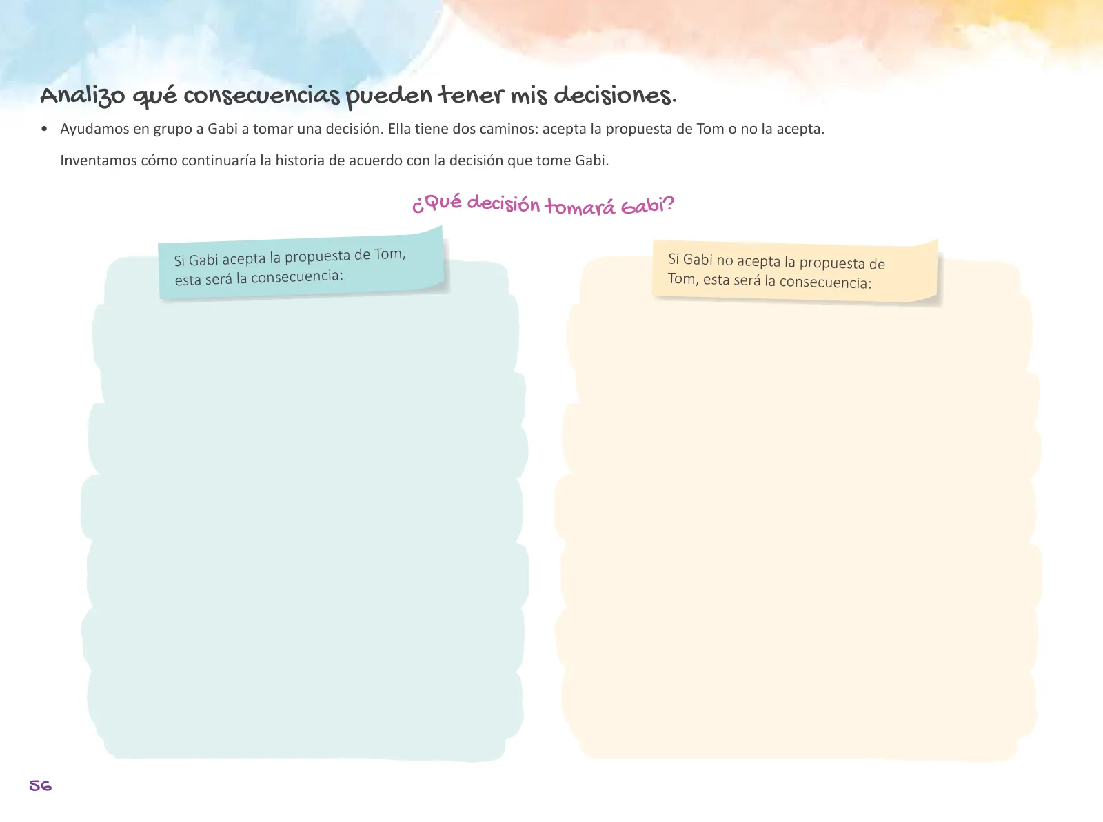 Miniatura página 58 de Cuadernillo de Tutoría 6 : sexto grado de Educación Primaria · 2021