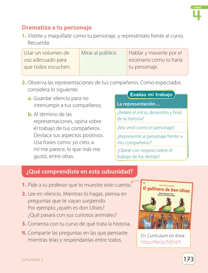 Página 175 de Lenguaje y Comunicación – Segundo Básico – Texto del Estudiante MINEDUC – Descargar PDF · 2024
