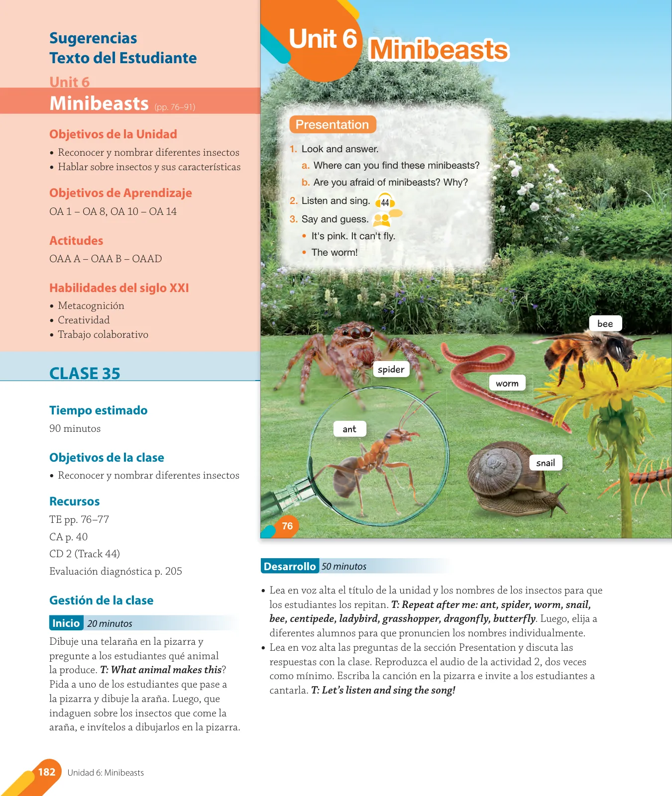 Página 46 de Inglés – Cuarto Básico | Texto del Estudiante MINEDUC – Descargar PDF · 2024