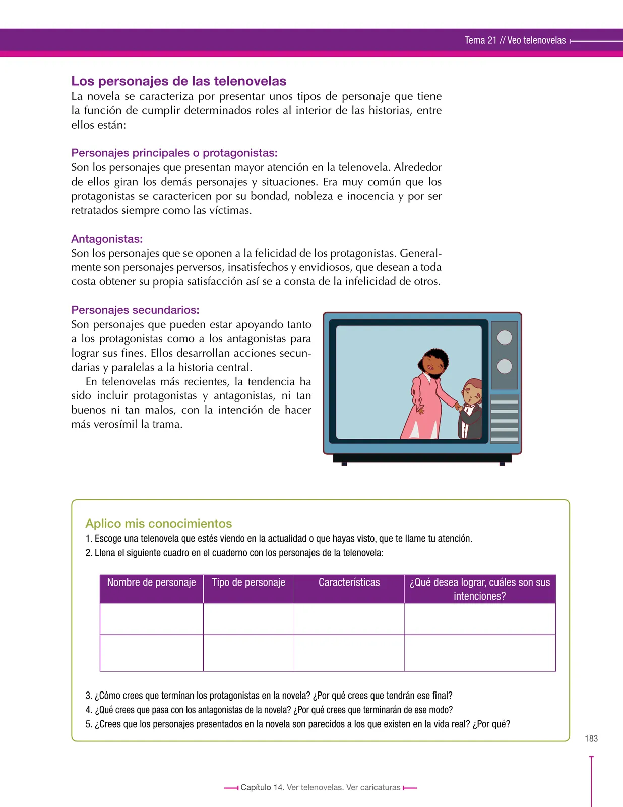 Miniatura página 183 de Lenguaje 7° · Secundaria Activa