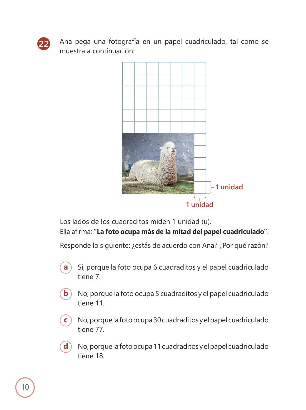 Página 10 de Kit de evaluación Proceso 2 Demostrando lo que aprendimos : Matemática, segundo trimestre, Cuarto grado - Primaria · 2019
