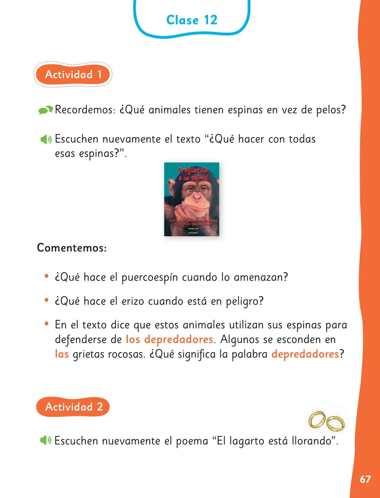 Página 70 de Lenguaje y Comunicación – Primero Básico | Texto del Estudiante MINEDUC – Descargar PDF · 2024