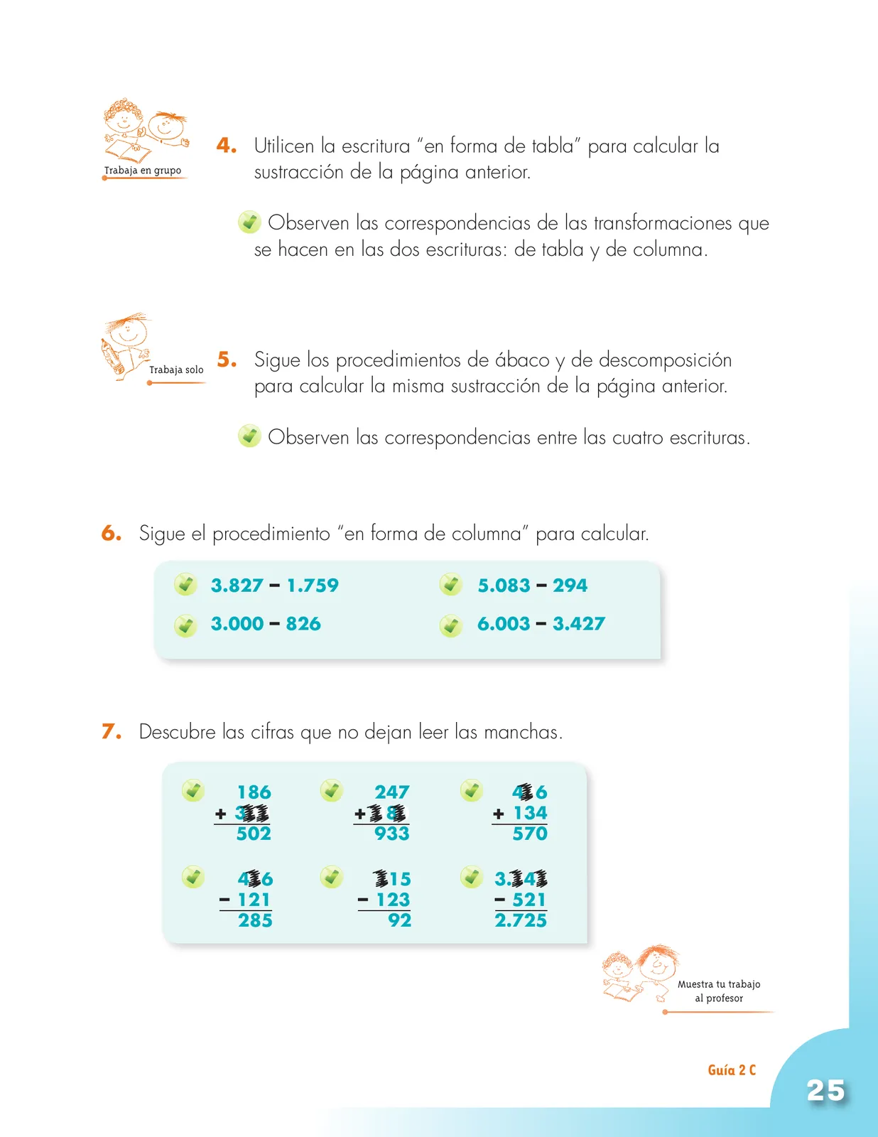 Página 25 de Matematica 3° · Cartilla 01