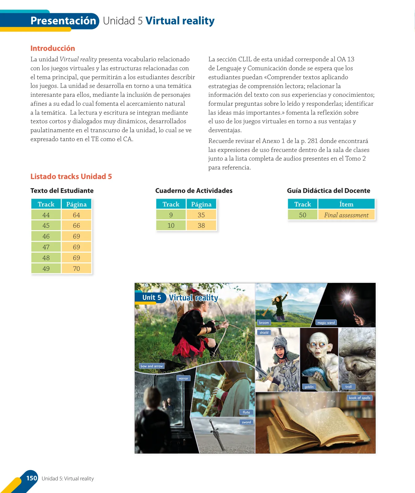 Miniatura página 14 de Inglés – Quinto Básico | Texto del Estudiante MINEDUC – Descargar PDF · 2024