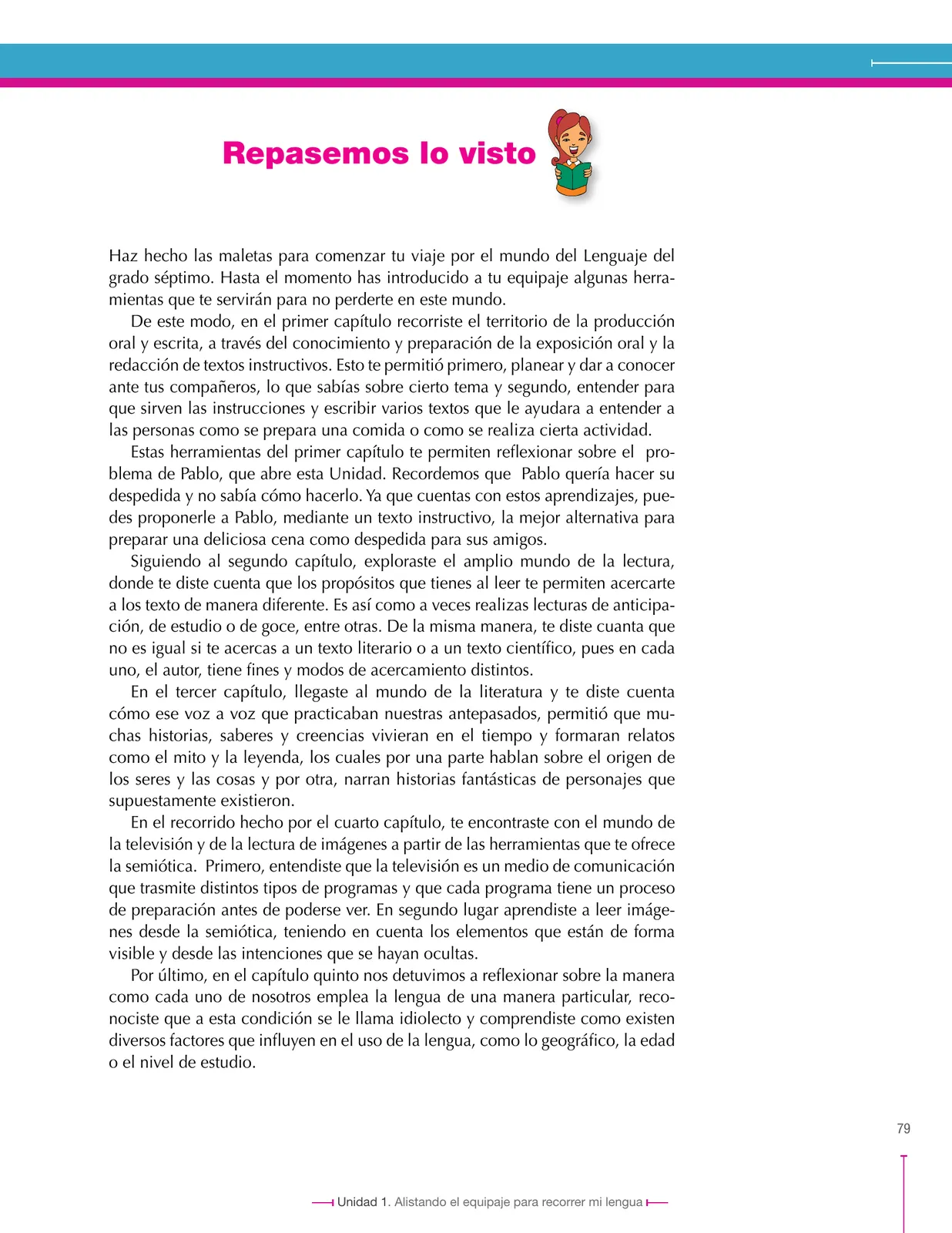 Página 79 de Lenguaje 7° · Secundaria Activa