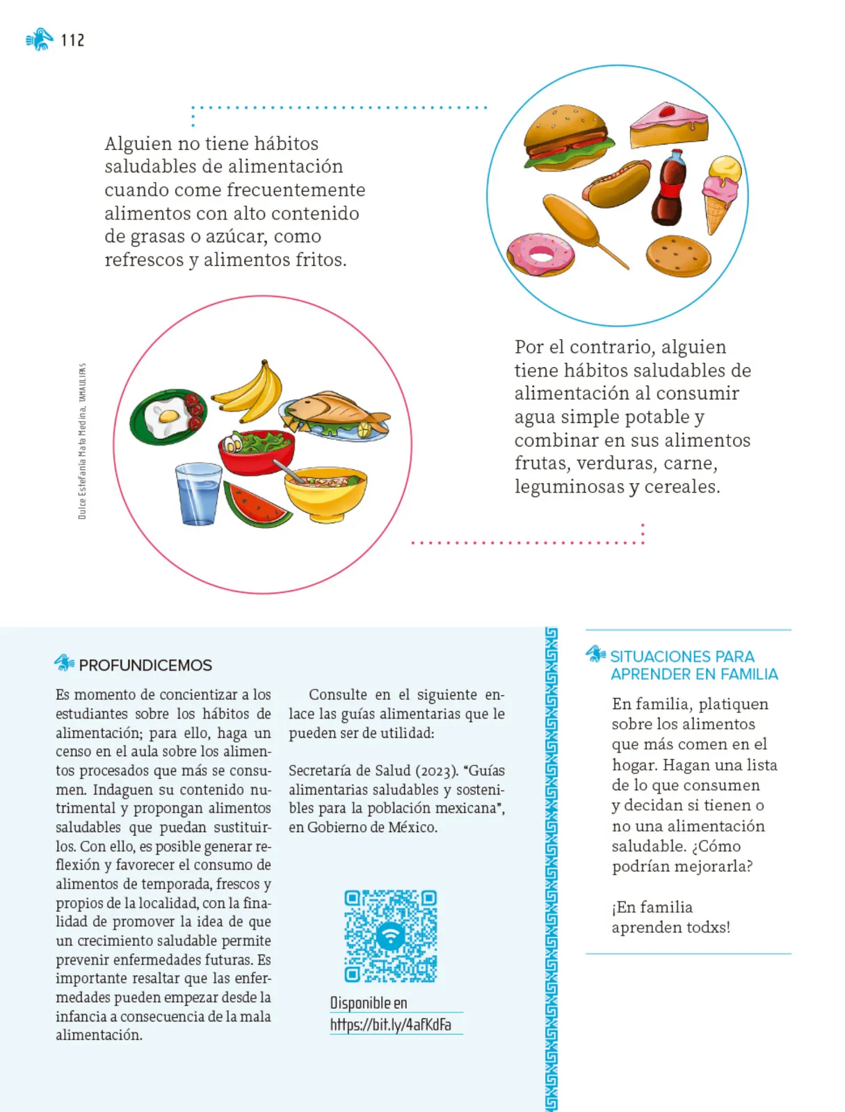 Miniatura página 113 de Nuestros saberes: Libro para alumnos, maestros y familia.   Libro de Educación Primaria Grado 1°  Ciclo Escolar 2025 - 2026