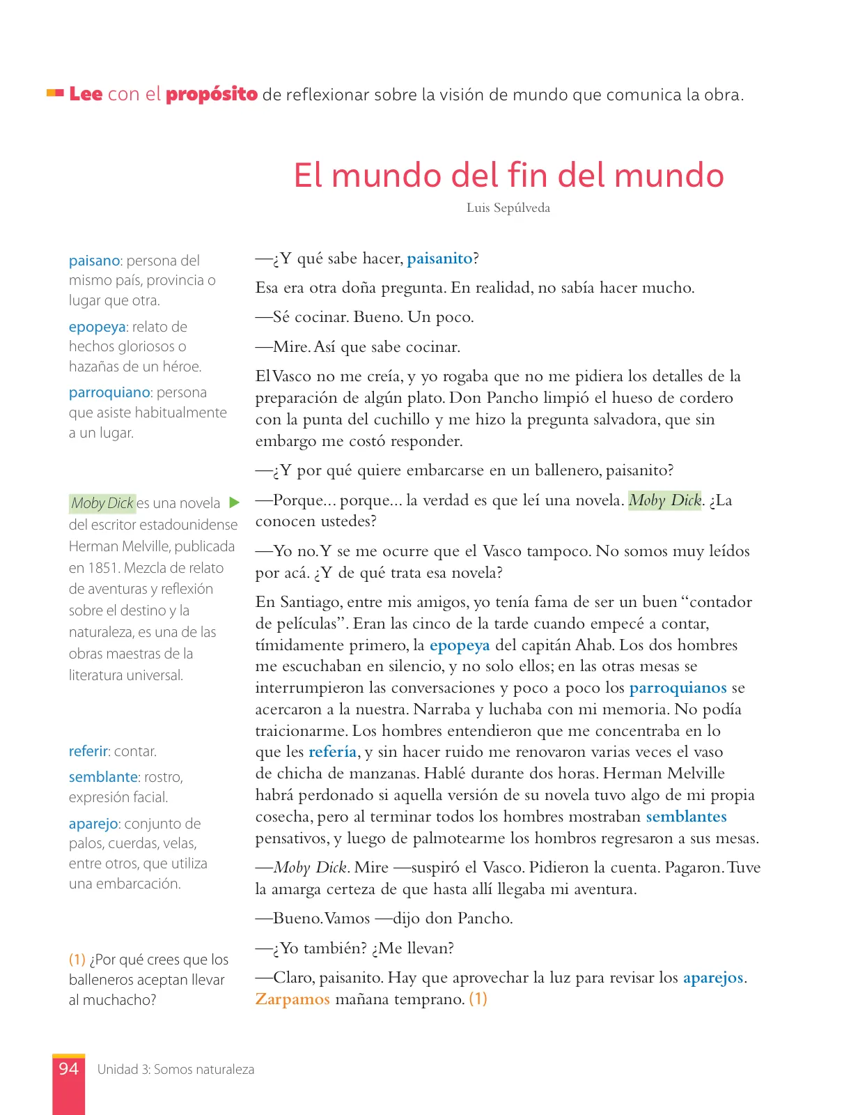 Miniatura página 96 de Libro de Lengua y Literatura – Séptimo Básico | Texto del Estudiante MINEDUC – Descargar PDF · 2024