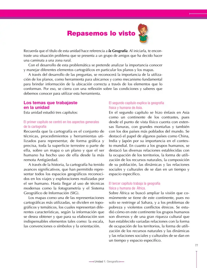 Página 77 de Ciencias Sociales 8° · Secundaria Activa