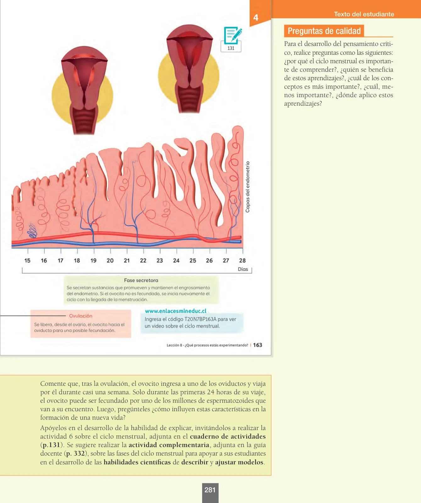 Página 106 de Ciencias Naturales – Séptimo Básico | Texto del Estudiante MINEDUC – Descargar PDF · 2024
