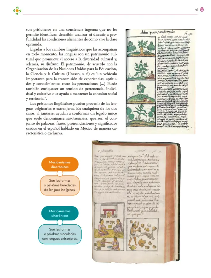 Página 42 de Colección Ximhai. Lenguajes. Libro de Educación Secundaria Grado 1° Ciclo Escolar 2025 - 2026
