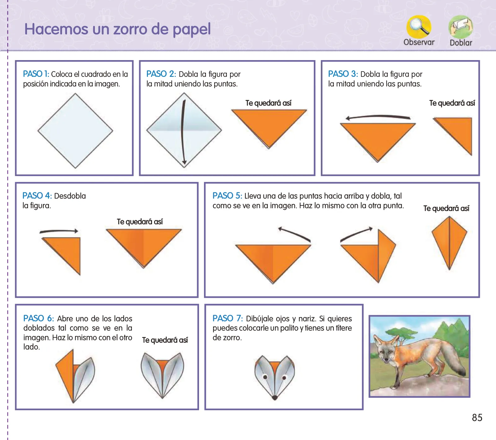 Página 87 de Crea, resuelve y aprende. Material impreso para niñas y niños de 5 años · 2024