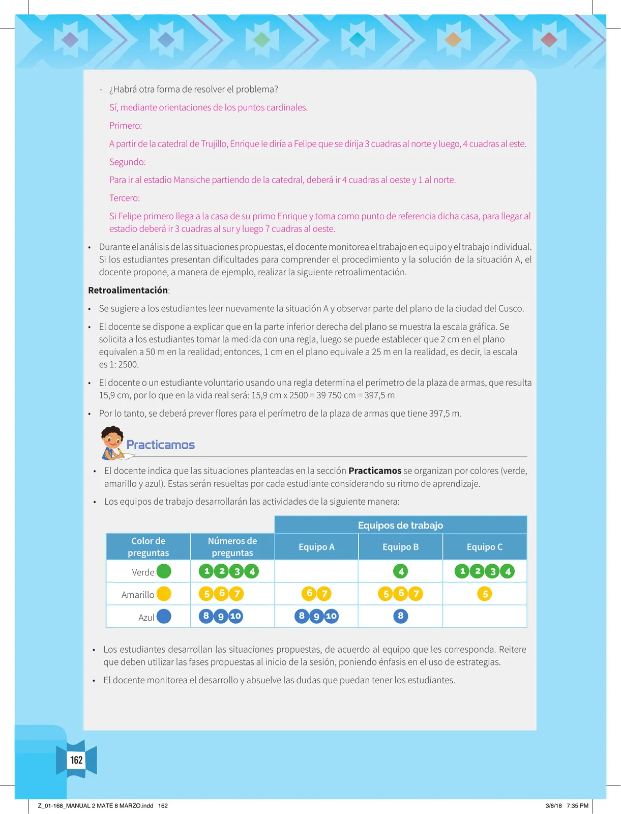 Miniatura página 164 de Resolvamos problemas 2 : manual para el docente 2018 · 2018