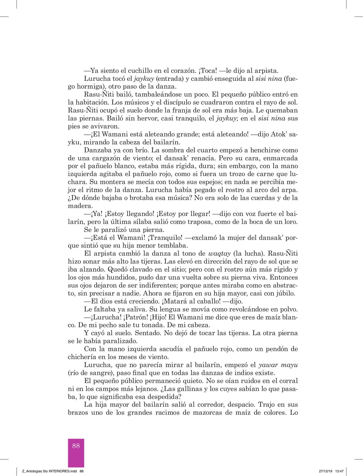 Página 90 de Antología literaria 5 · 2019