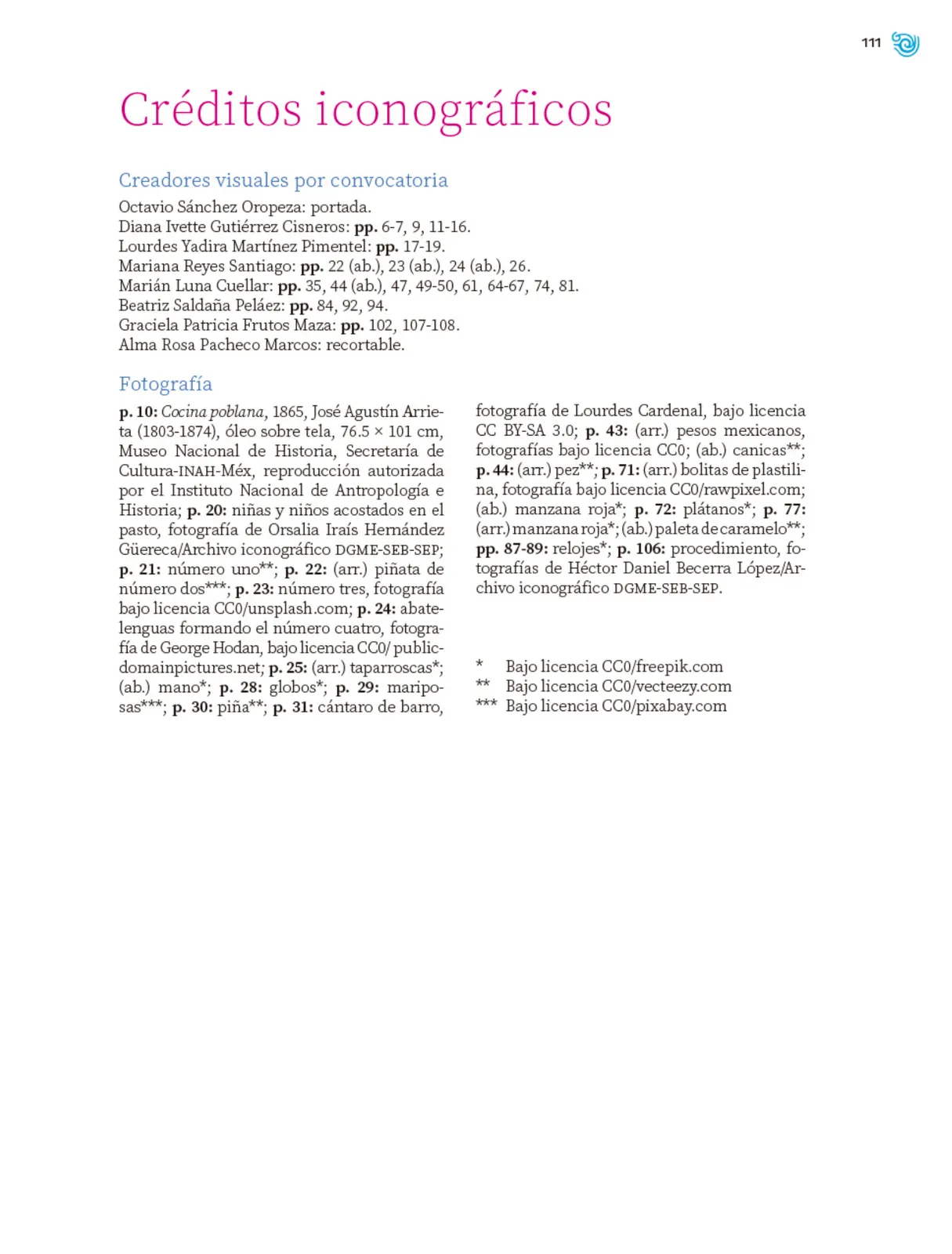 Miniatura página 112 de Múltiples lenguajes. Trazos y números.   Libro de Educación Primaria Grado 1°  Ciclo Escolar 2025 - 2026