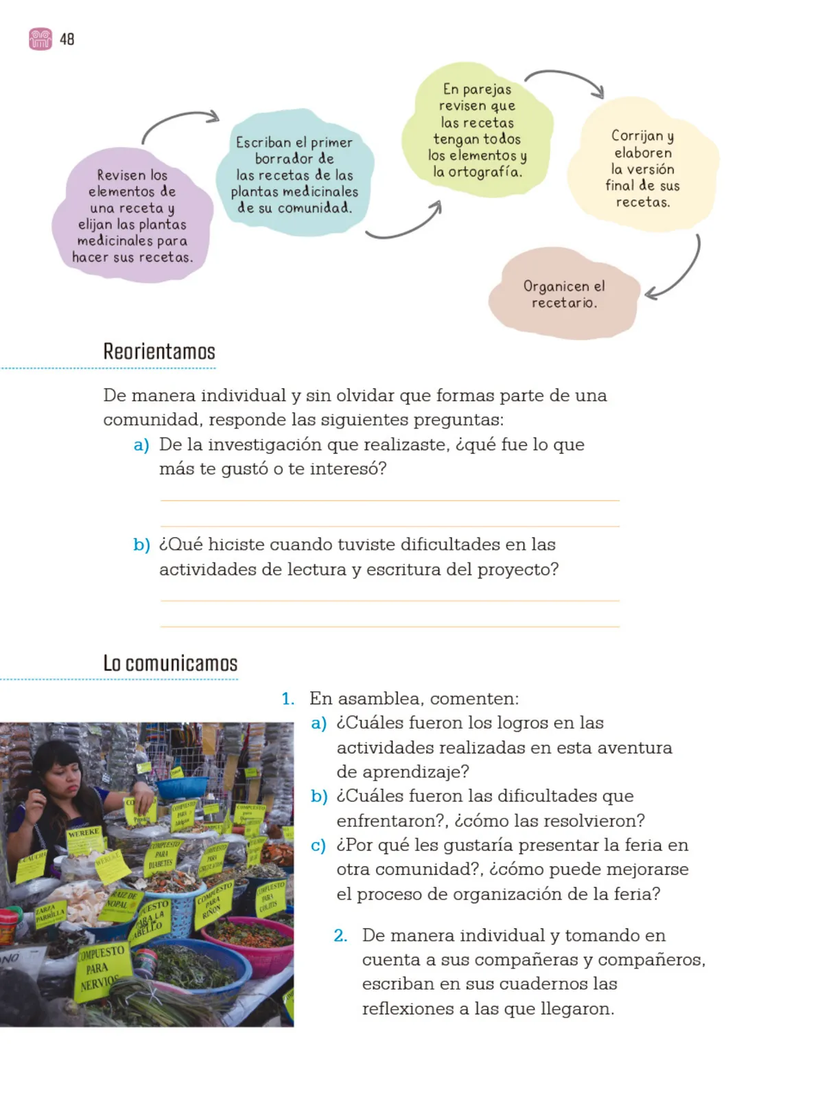 Miniatura página 51 de Proyectos Comunitarios.   Libro de Educación Primaria Grado 4°  Ciclo Escolar 2025 - 2026