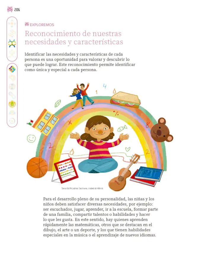 Página 207 de Nuestros saberes: Libro para alumnos, maestros y familia. Libro de Educación Primaria Grado 4° Ciclo Escolar 2025 - 2026