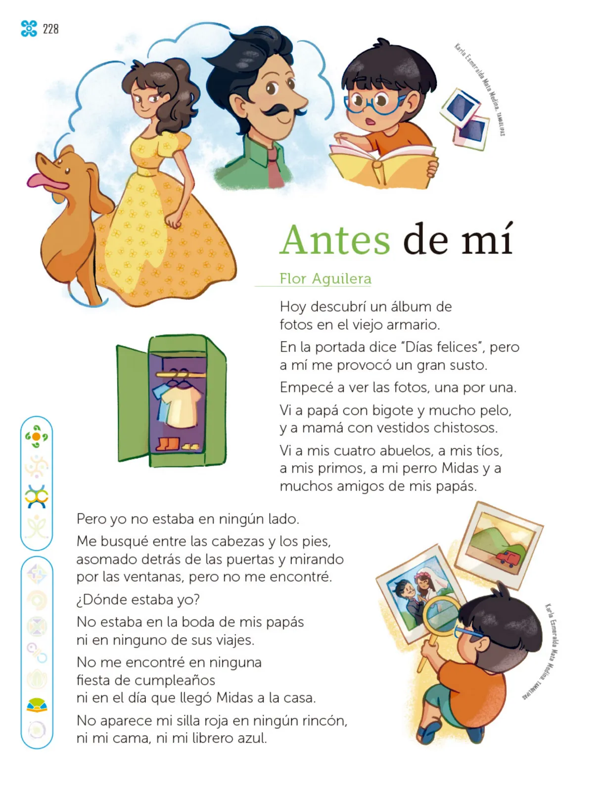 Página 229 de Múltiples lenguajes. Libro de Educación Primaria Grado 1° Ciclo Escolar 2025 - 2026