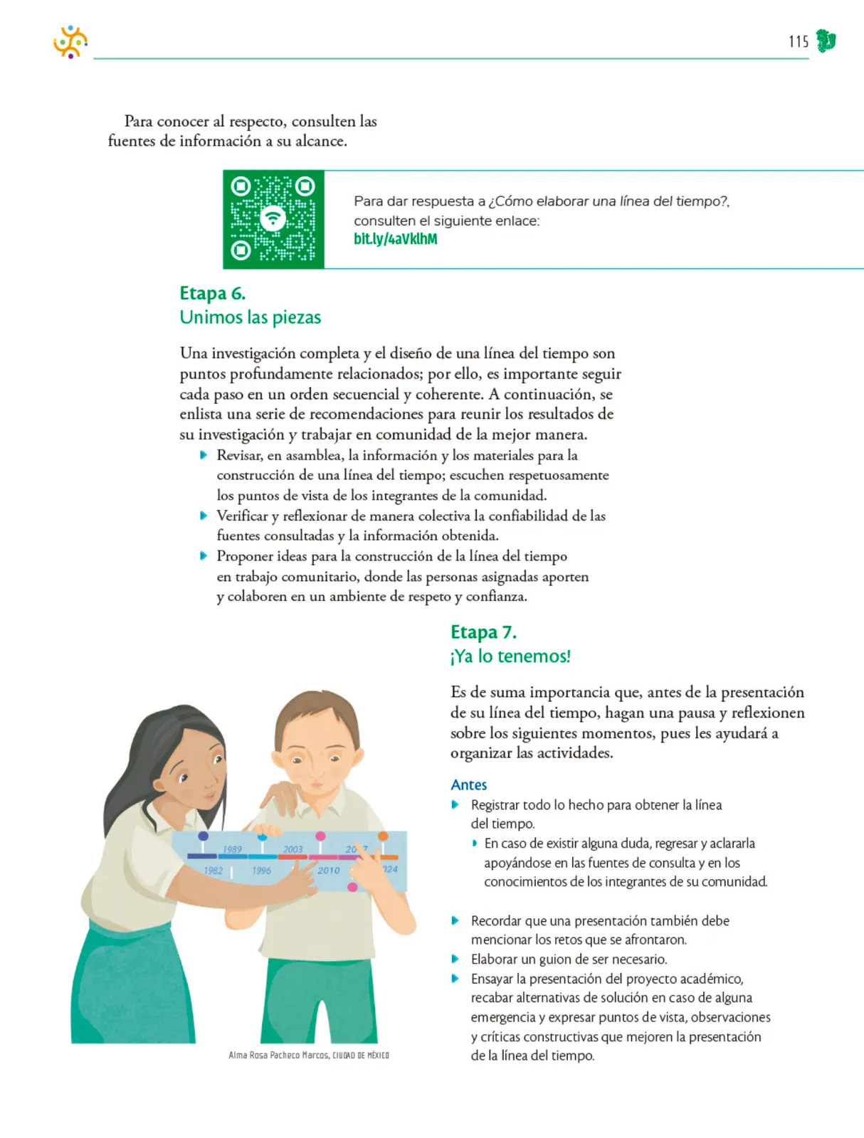 Miniatura página 116 de Colección Nanahuatzin. Nuestro libro de Proyectos. Tomo I.   Libro de Educación Telesecundaria Grado 3°  Ciclo Escolar 2025 - 2026