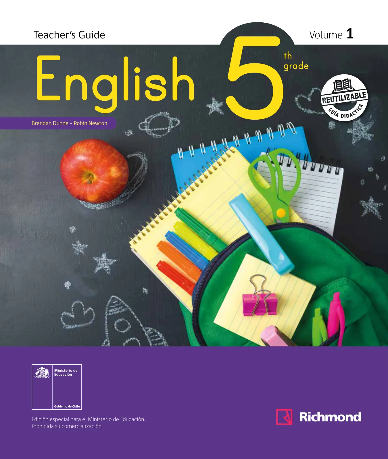 Portada de Inglés – Quinto Básico | Texto del Estudiante MINEDUC – Descargar PDF · 2024
