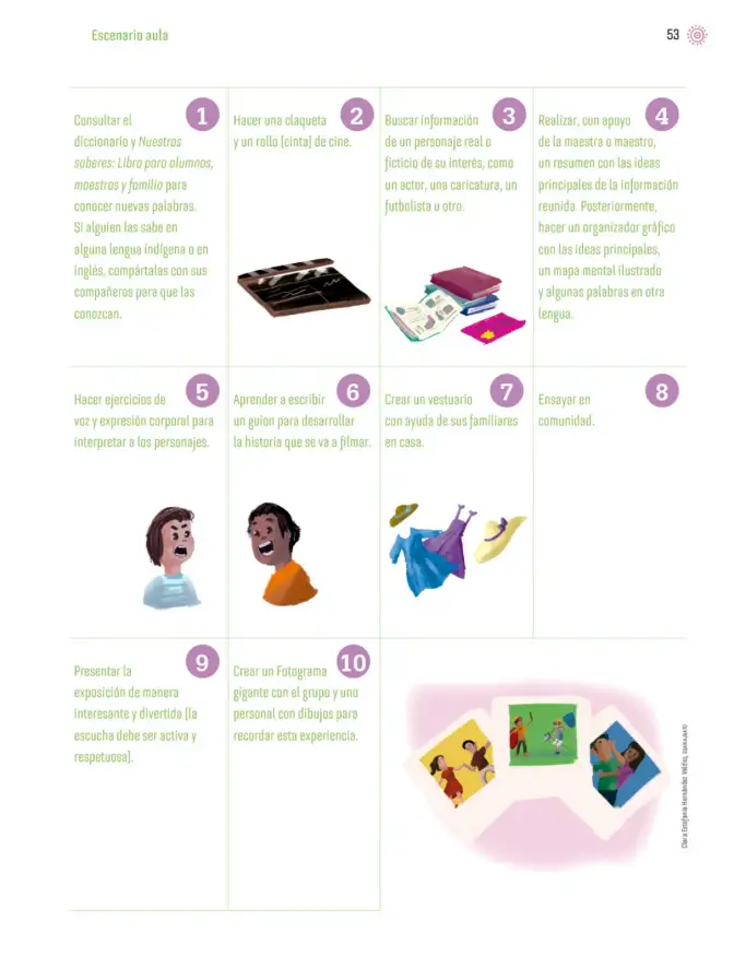Página 56 de Proyectos de Aula. Libro de Educación Primaria Grado 4° Ciclo Escolar 2025 - 2026
