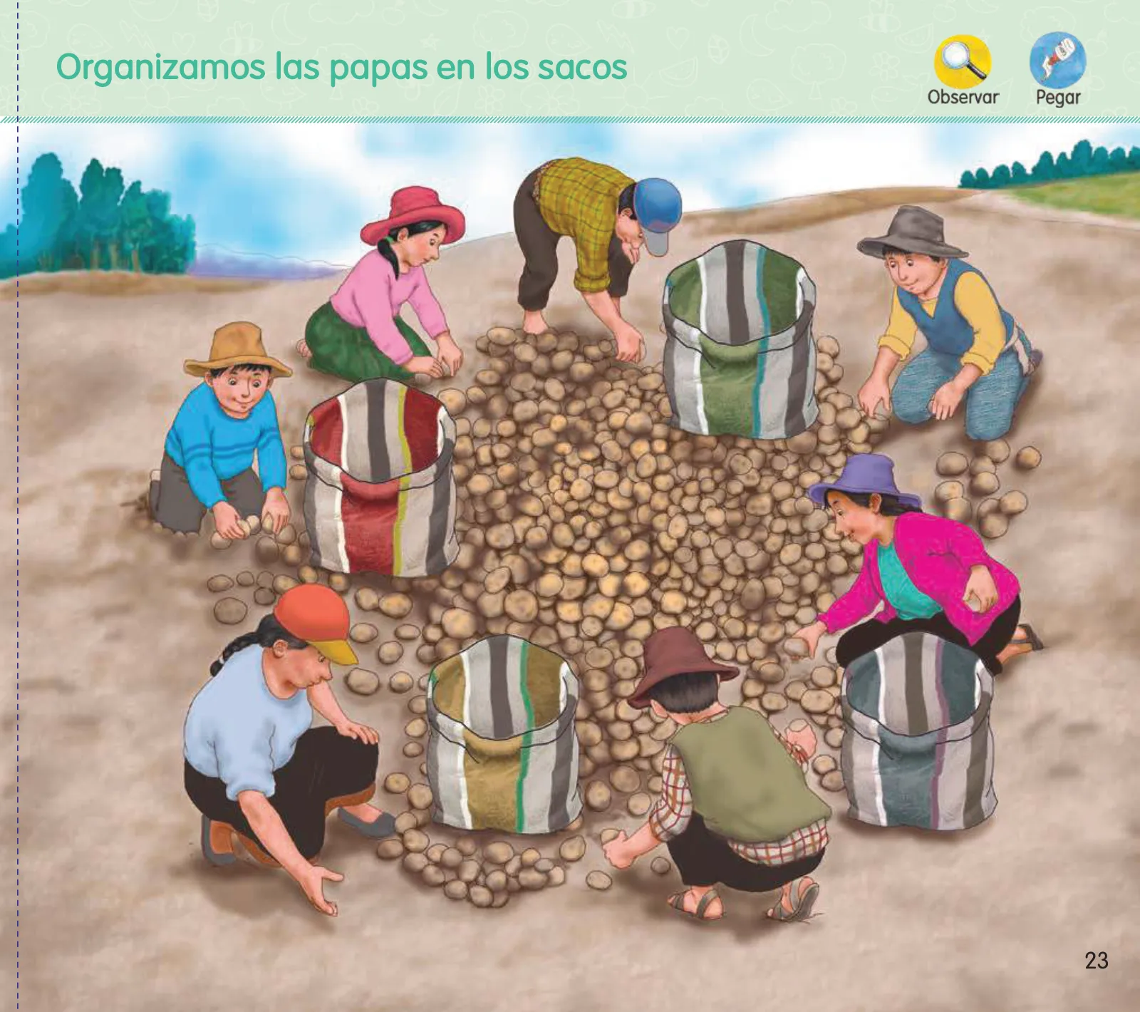 Página 25 de Crea, resuelve y aprende. Material impreso para niñas y niños de 4 años · 2024