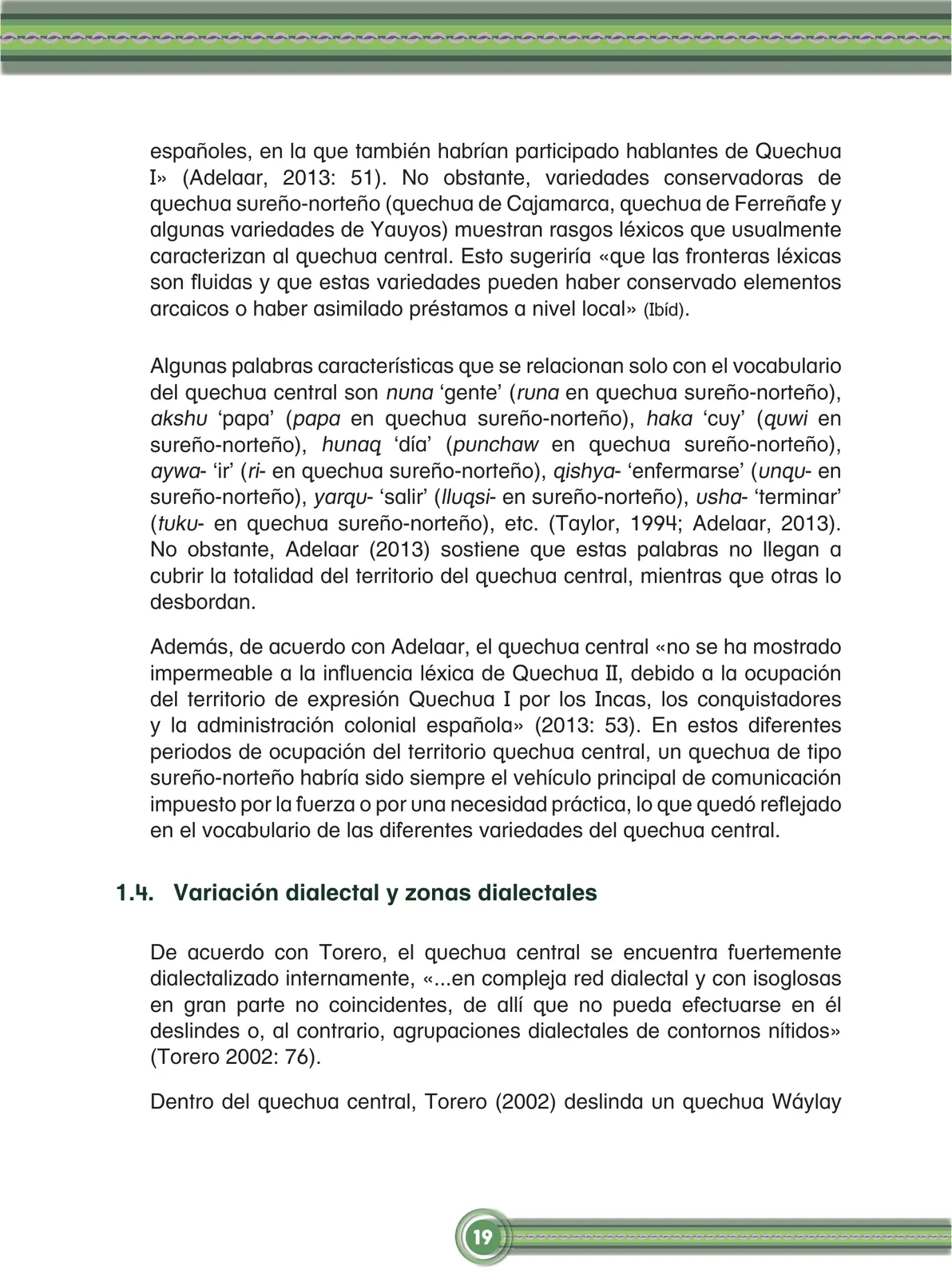 Miniatura página 21 de Chawpin qichwata alli qillqanapaq maytu = Manual de escritura quechua central · 2020