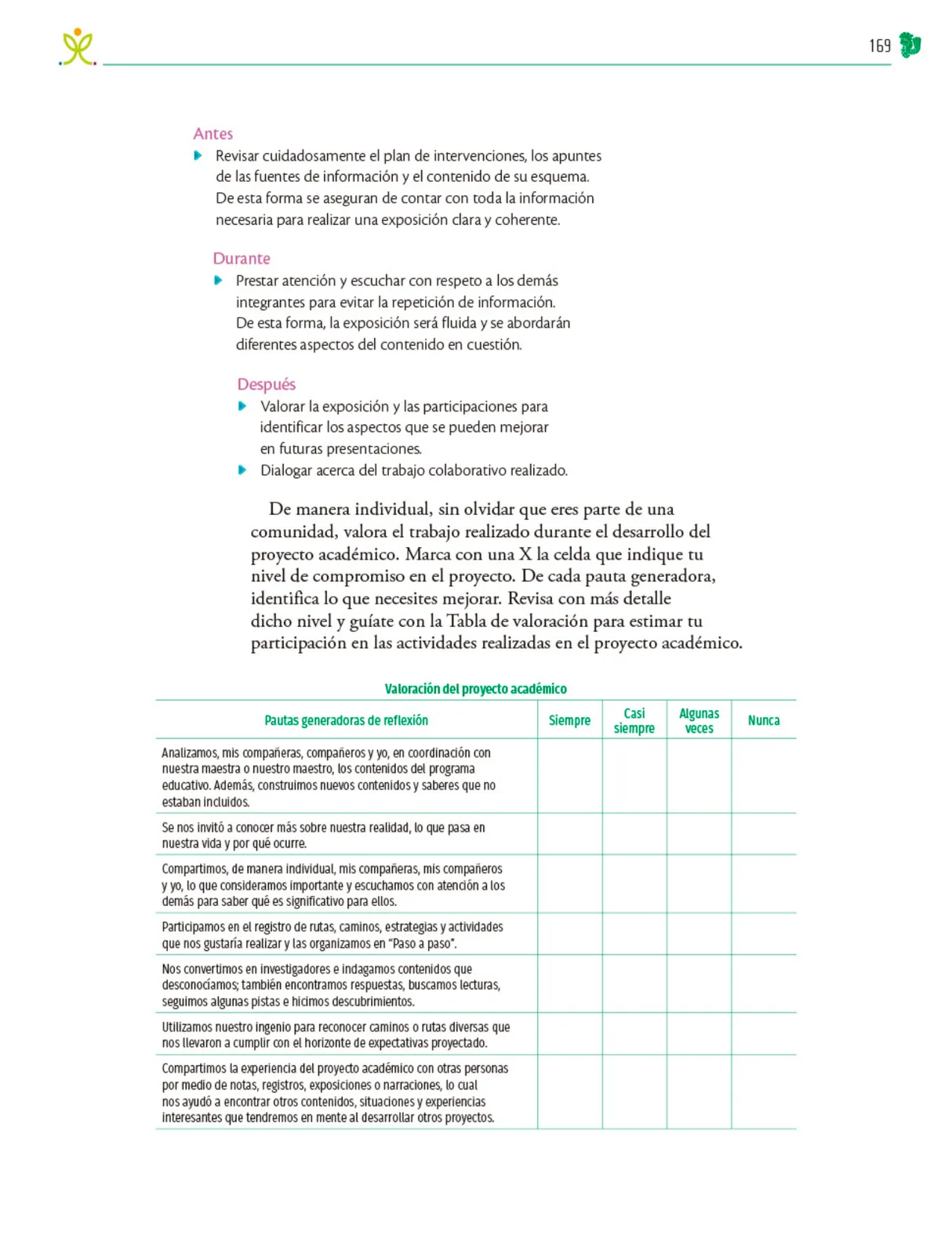 Página 170 de Colección Ximhai. Nuestro libro de Proyectos. Tomo III. Libro de Educación Telesecundaria Grado 1° Ciclo Escolar 2025 - 2026