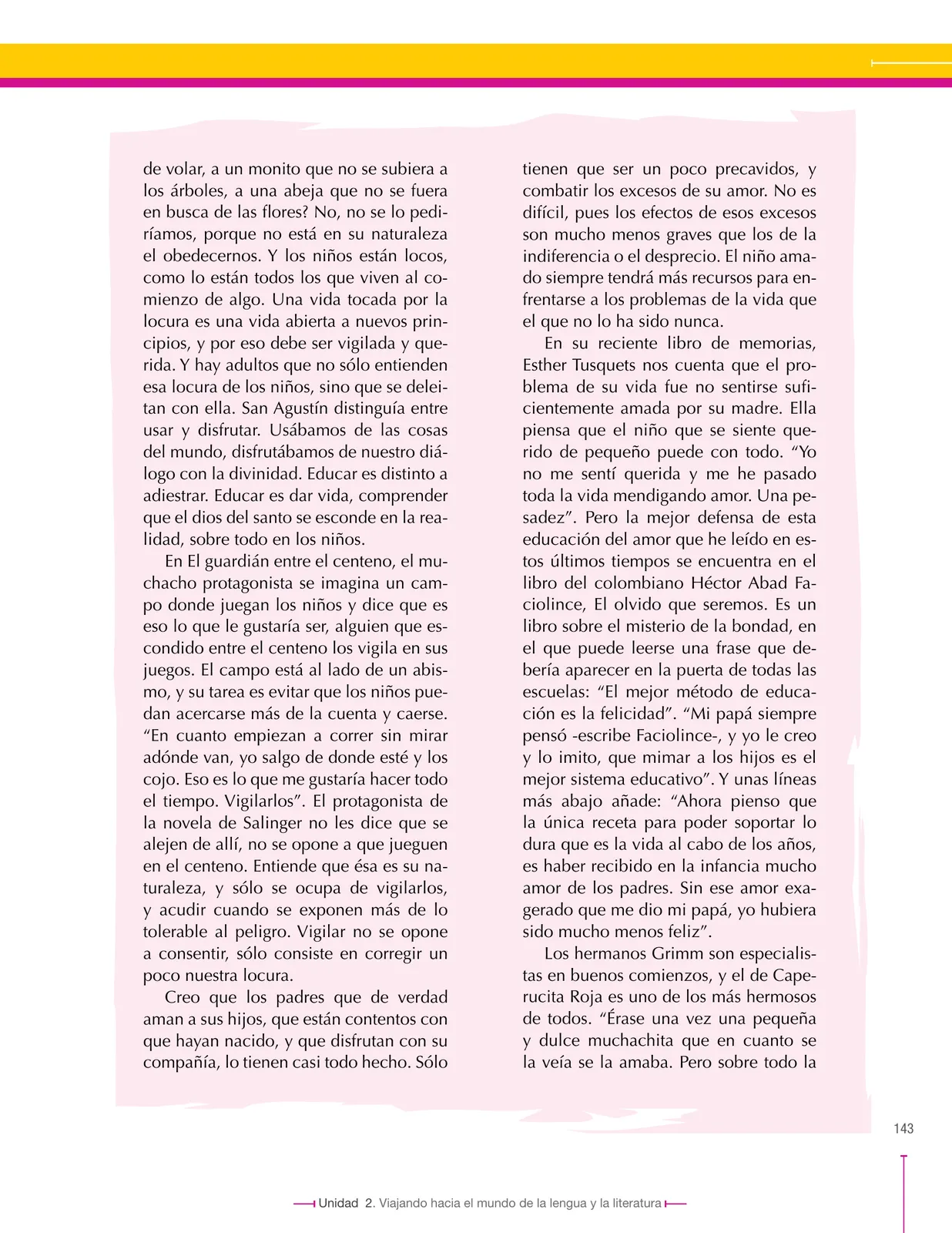 Página 143 de Lenguaje 7° · Secundaria Activa