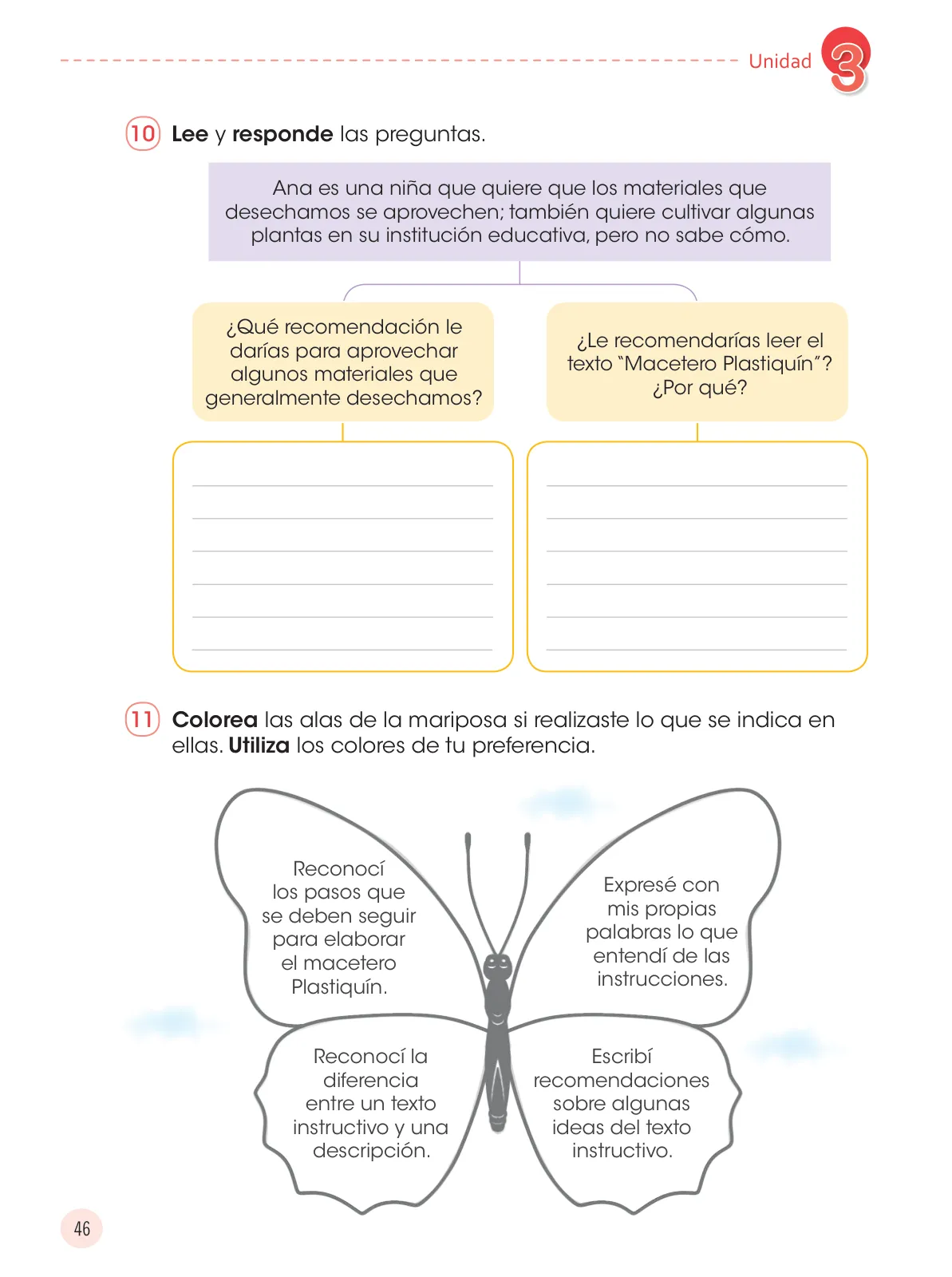 Página 48 de Comunicación 3 : cuaderno de trabajo para tercer grado de Educación Primaria 2019 · 2019