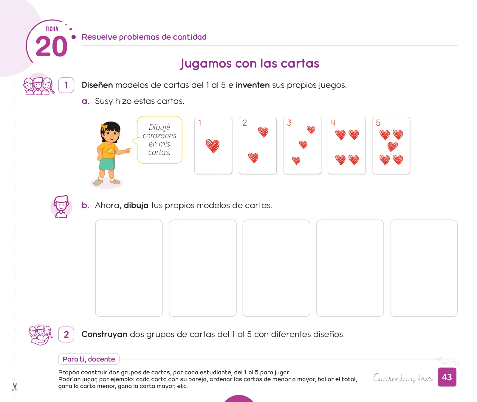 Miniatura página 45 de Cuadernillo de Matemática 1. Primer grado de Primaria · 2024