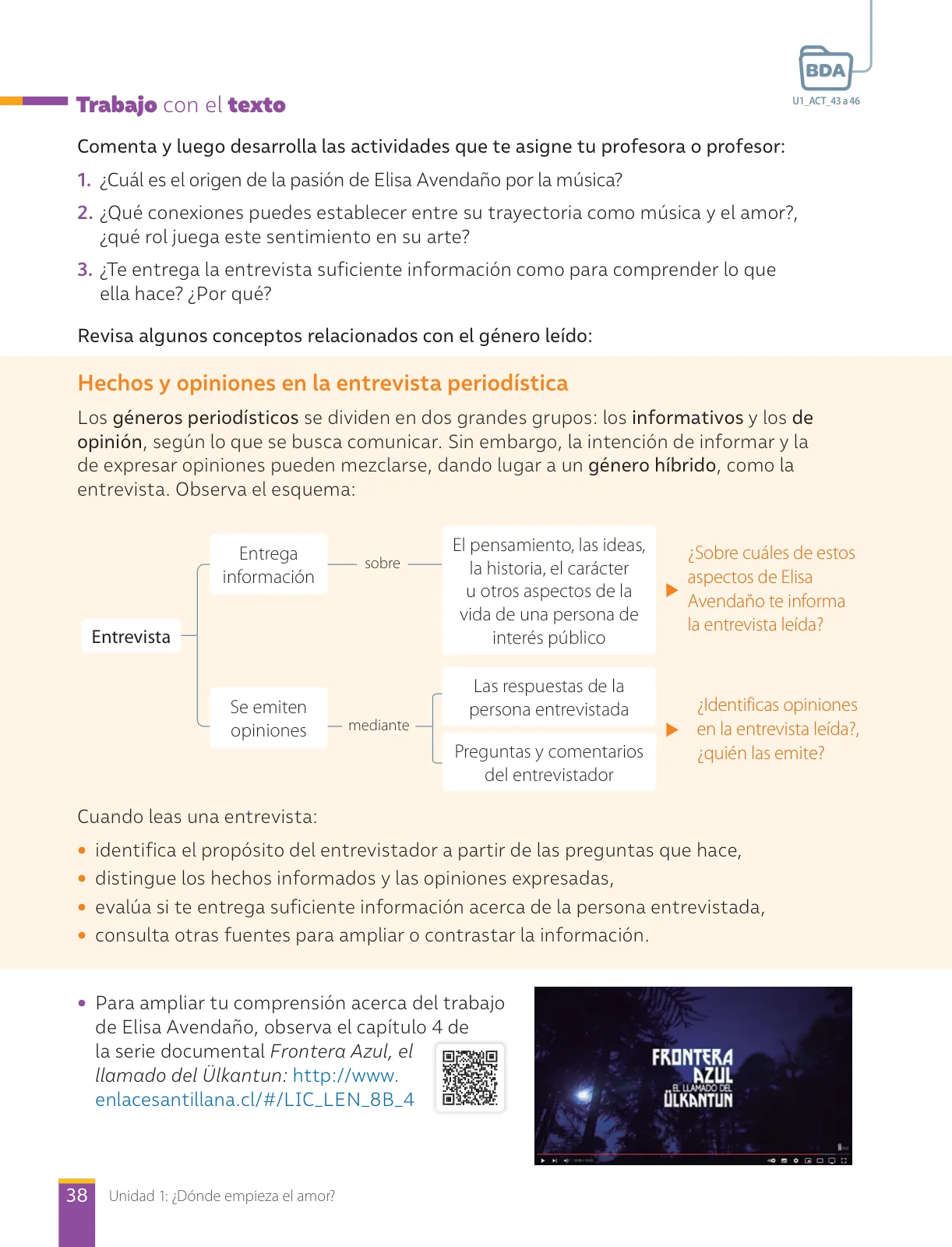 Página 40 de Lengua y Literatura – Octavo Básico | Texto del Estudiante MINEDUC – Descargar PDF · 2024