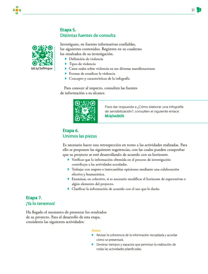 Página 32 de Colección Sk´asolil. Nuestro libro de Proyectos. Tomo III. Libro de Educación Telesecundaria Grado 2° Ciclo Escolar 2025 - 2026