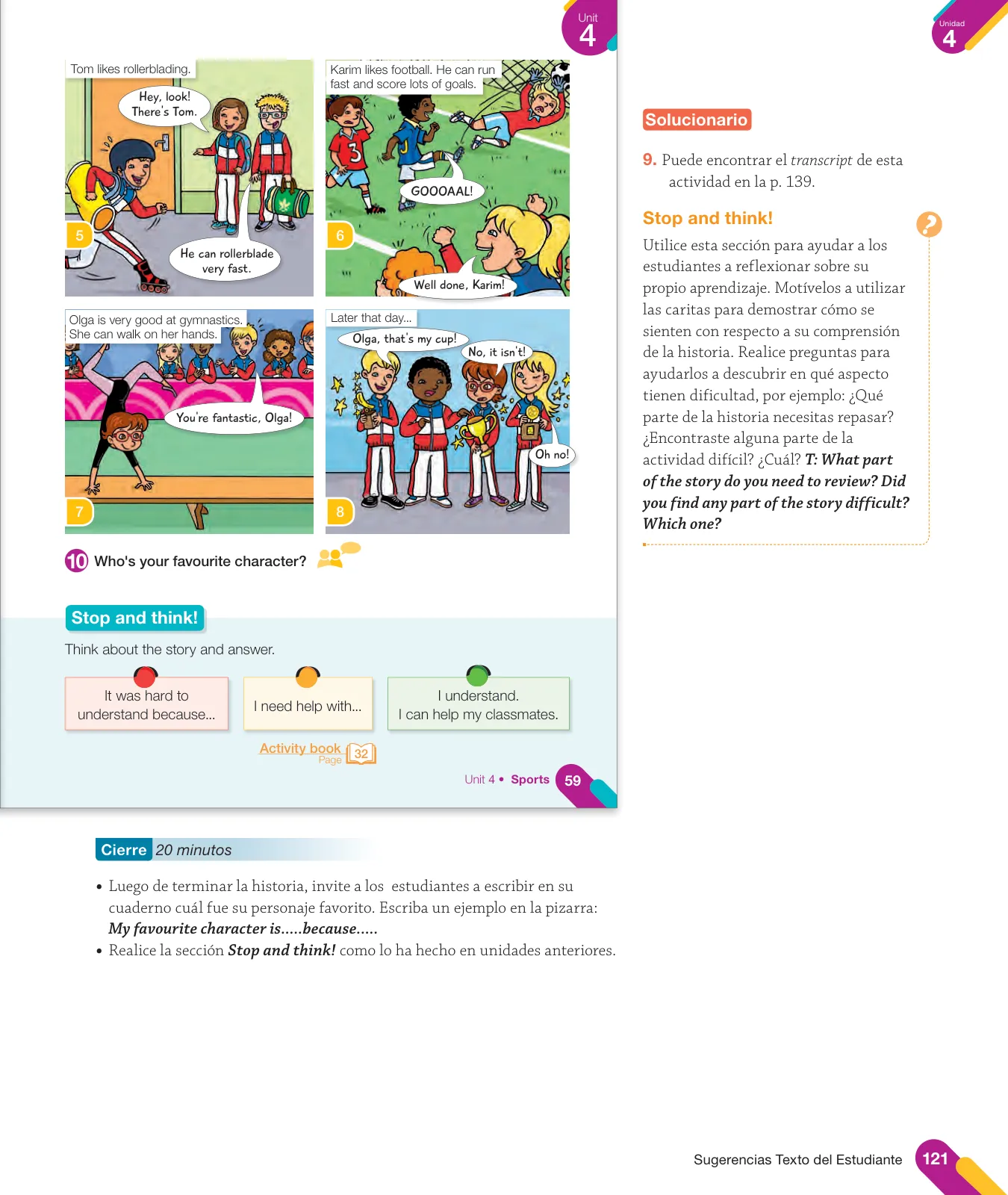 Página 123 de Inglés – Tercero Básico | Texto del Estudiante MINEDUC – Descargar PDF · 2024