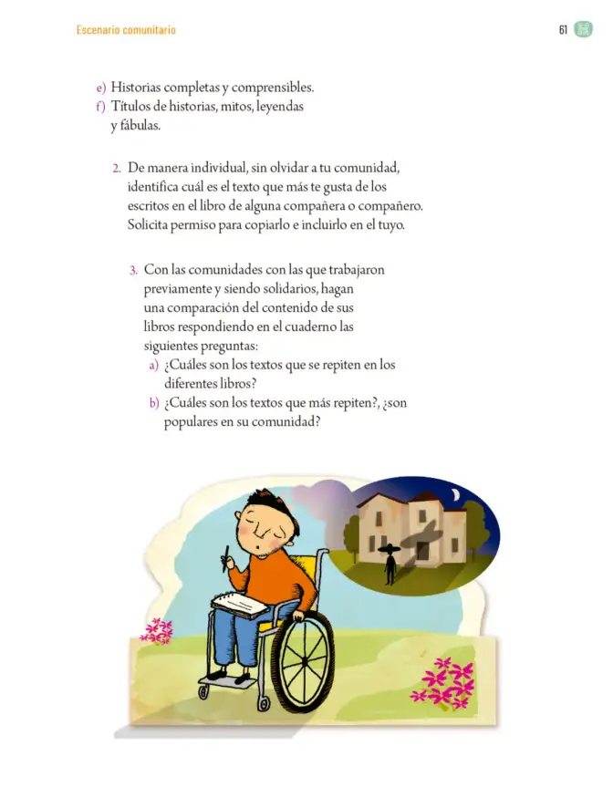 Página 64 de Proyectos Comunitarios. Libro de Educación Primaria Grado 6° Ciclo Escolar 2025 - 2026