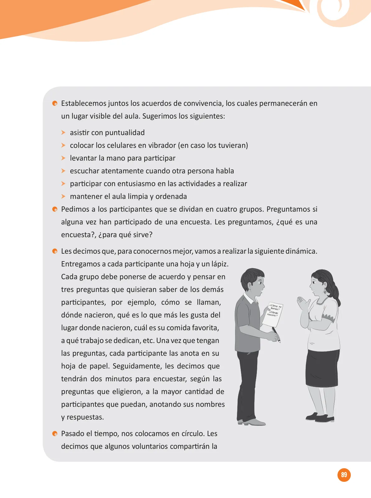 Página 91 de Guía para el trabajo docente con las familias del ciclo IV de Primaria · 2016