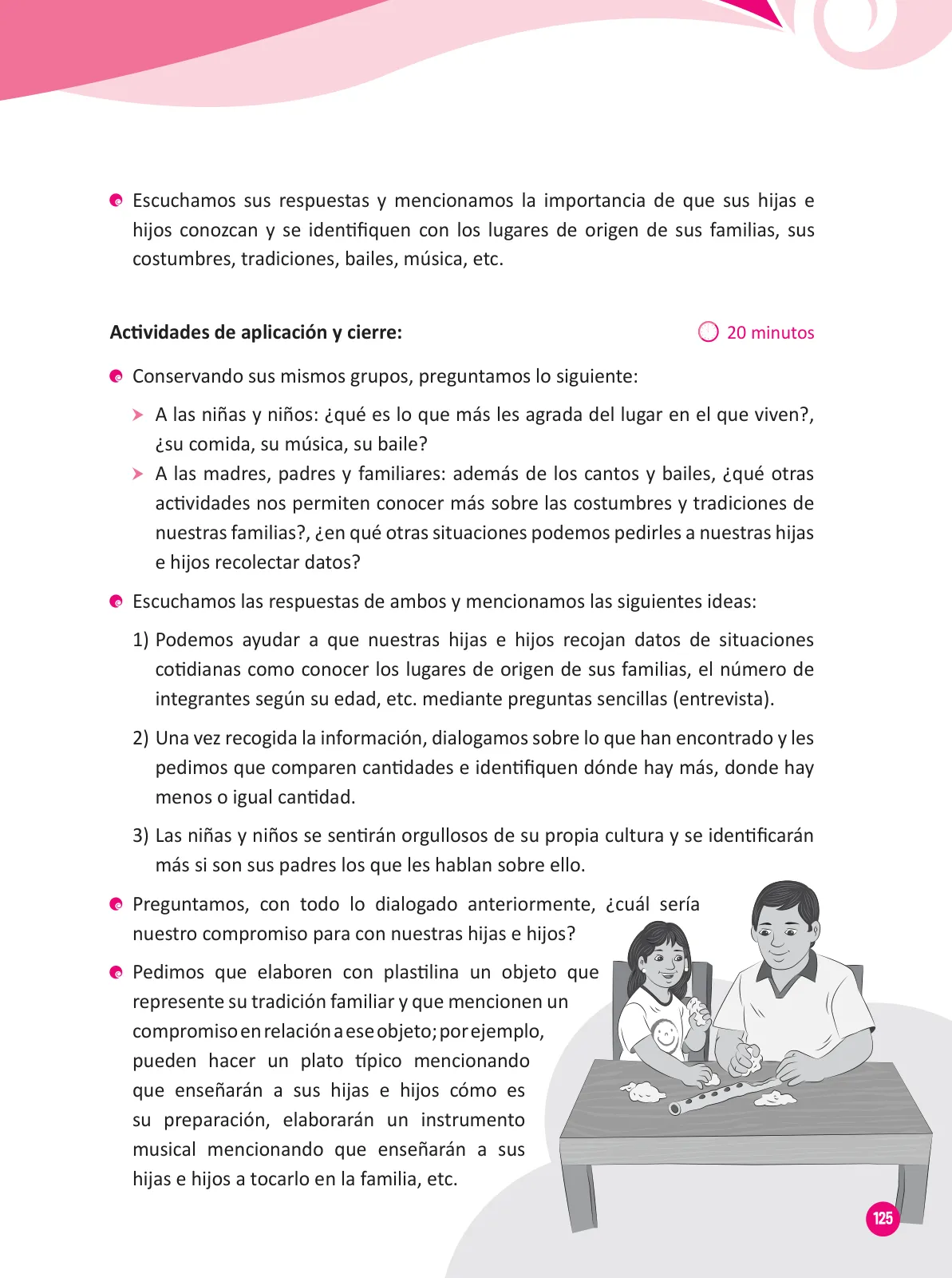 Página 127 de Guía para el trabajo docente con las familias del ciclo III de Primaria · 2016