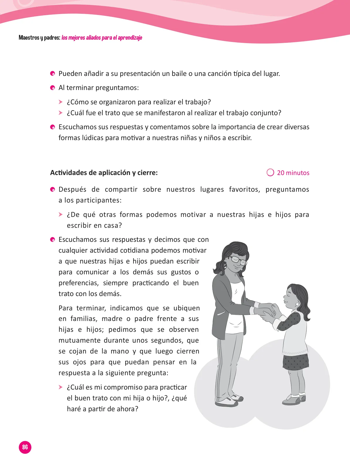 Miniatura página 88 de Guía para el trabajo docente con las familias del ciclo III de Primaria · 2016