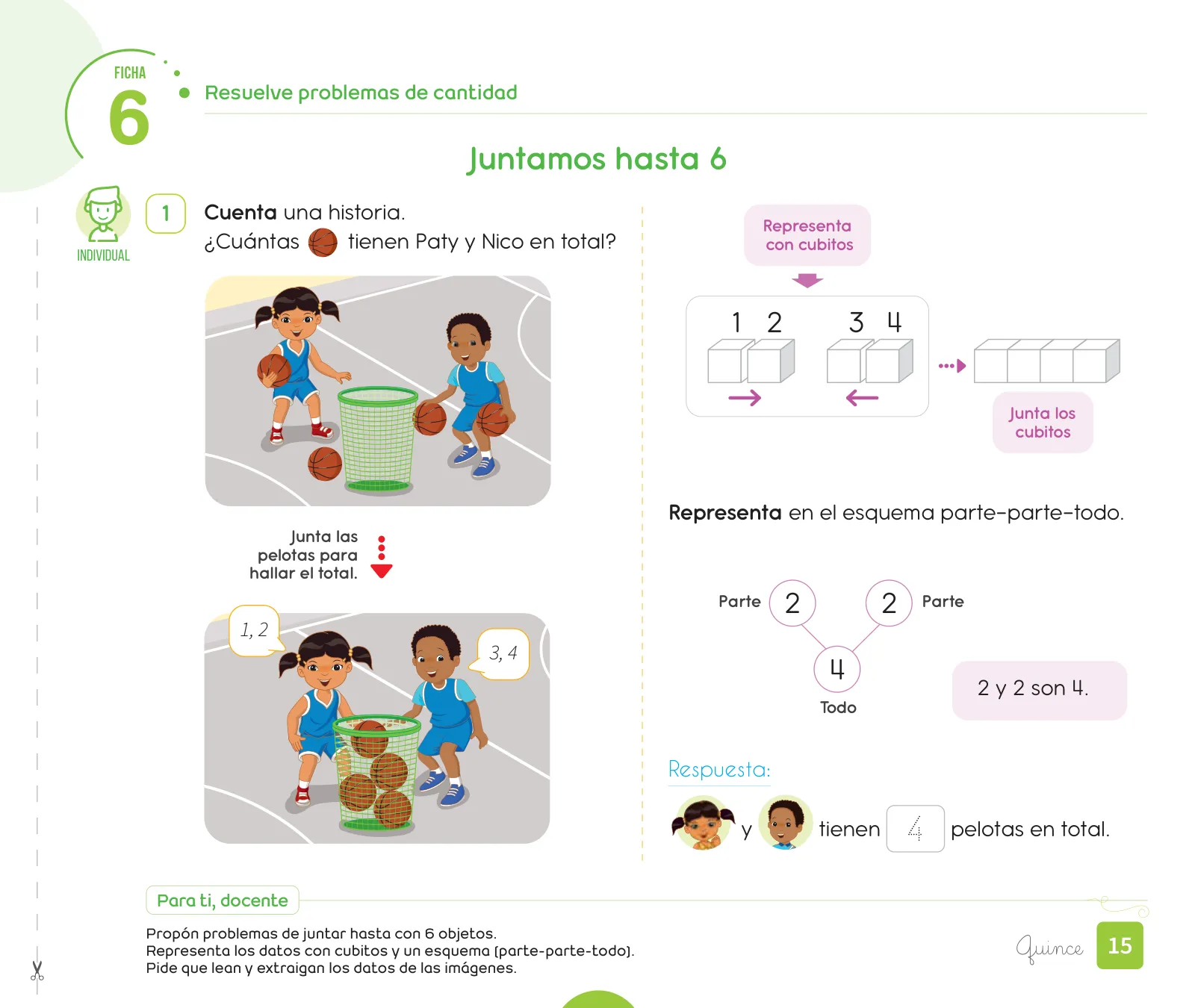 Miniatura página 17 de Cuadernillo de Matemática 1, primer grado de Primaria · 2023