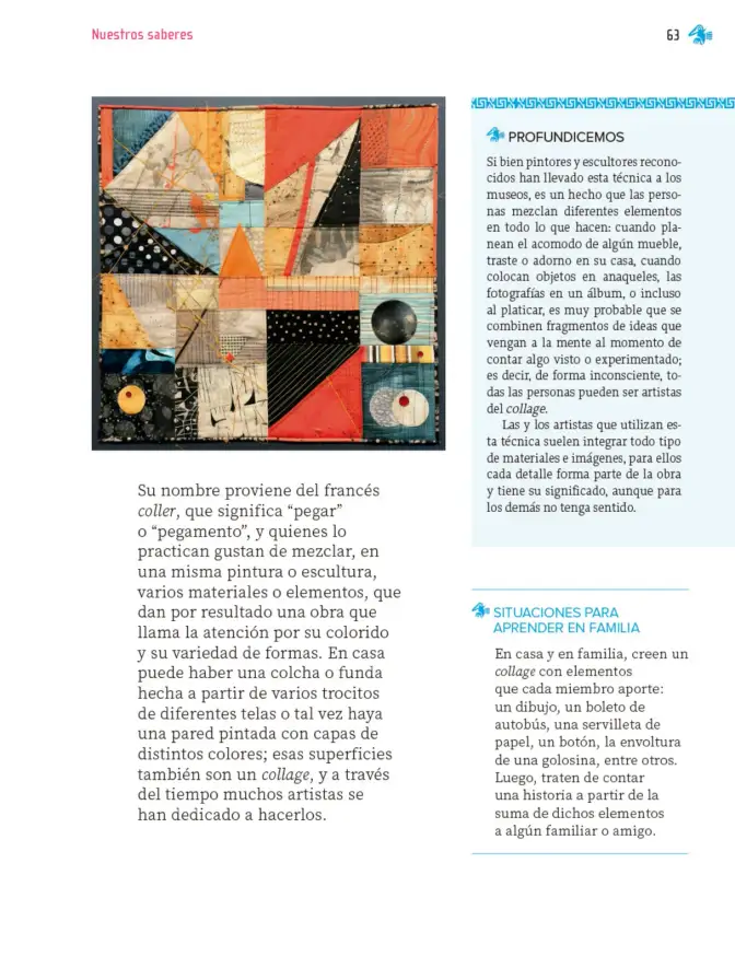 Página 64 de Nuestros saberes: Libro para alumnos, maestros y familia. Libro de Educación Primaria Grado 1° Ciclo Escolar 2025 - 2026