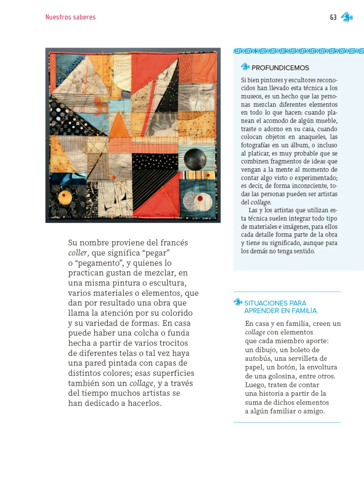 Miniatura página 64 de Nuestros saberes: Libro para alumnos, maestros y familia.   Libro de Educación Primaria Grado 1°  Ciclo Escolar 2025 - 2026